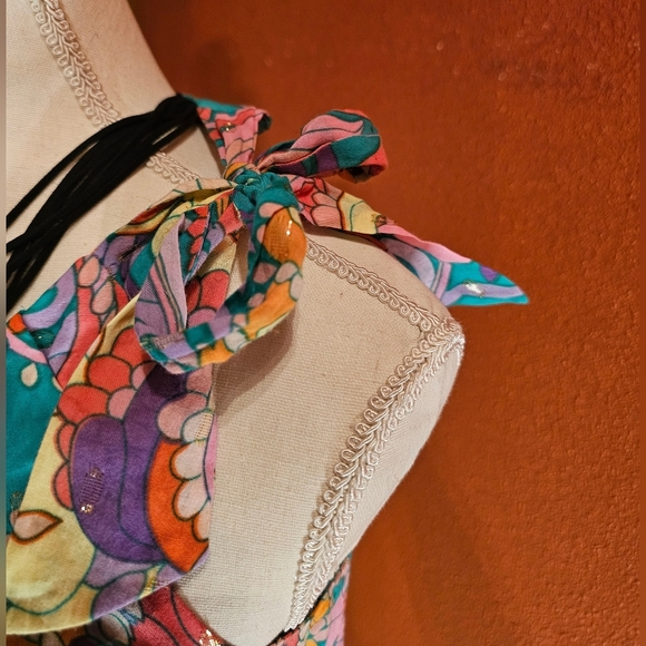 Talbots Multicolor Floral Blouse - Picture 3 of 3